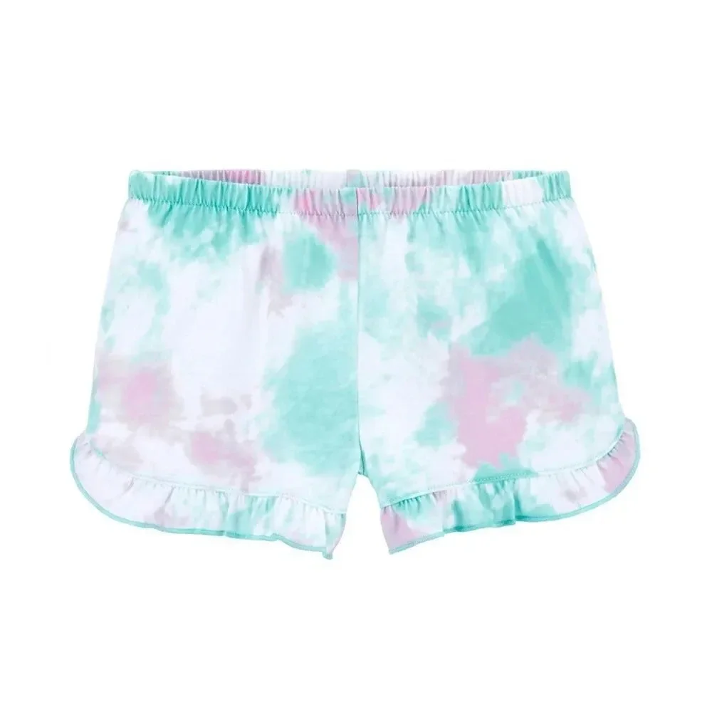 #21 Carter's Kids' 4-Piece Pajama Set Flamingo and Tie Dye 2T 3T 4T 5T B…